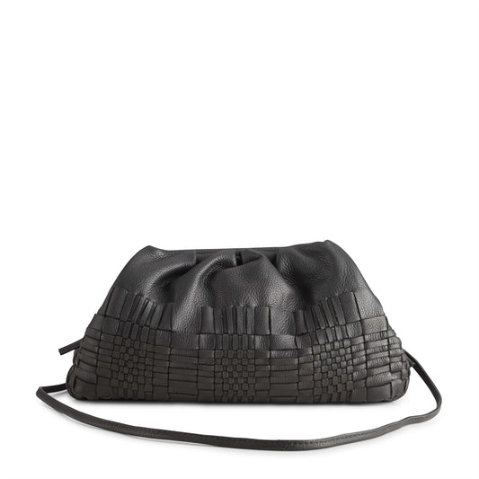 Markberg 5546WOW Oksana Clutch Woven Black - bagsandluggage.no