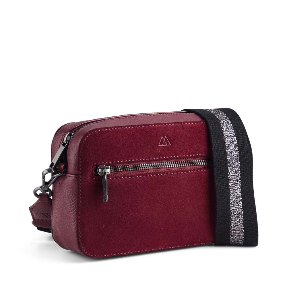 Burgunder Suede Markberg Elea Veske
