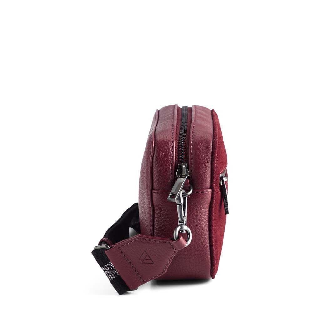 Burgunder Suede Markberg Elea Veske