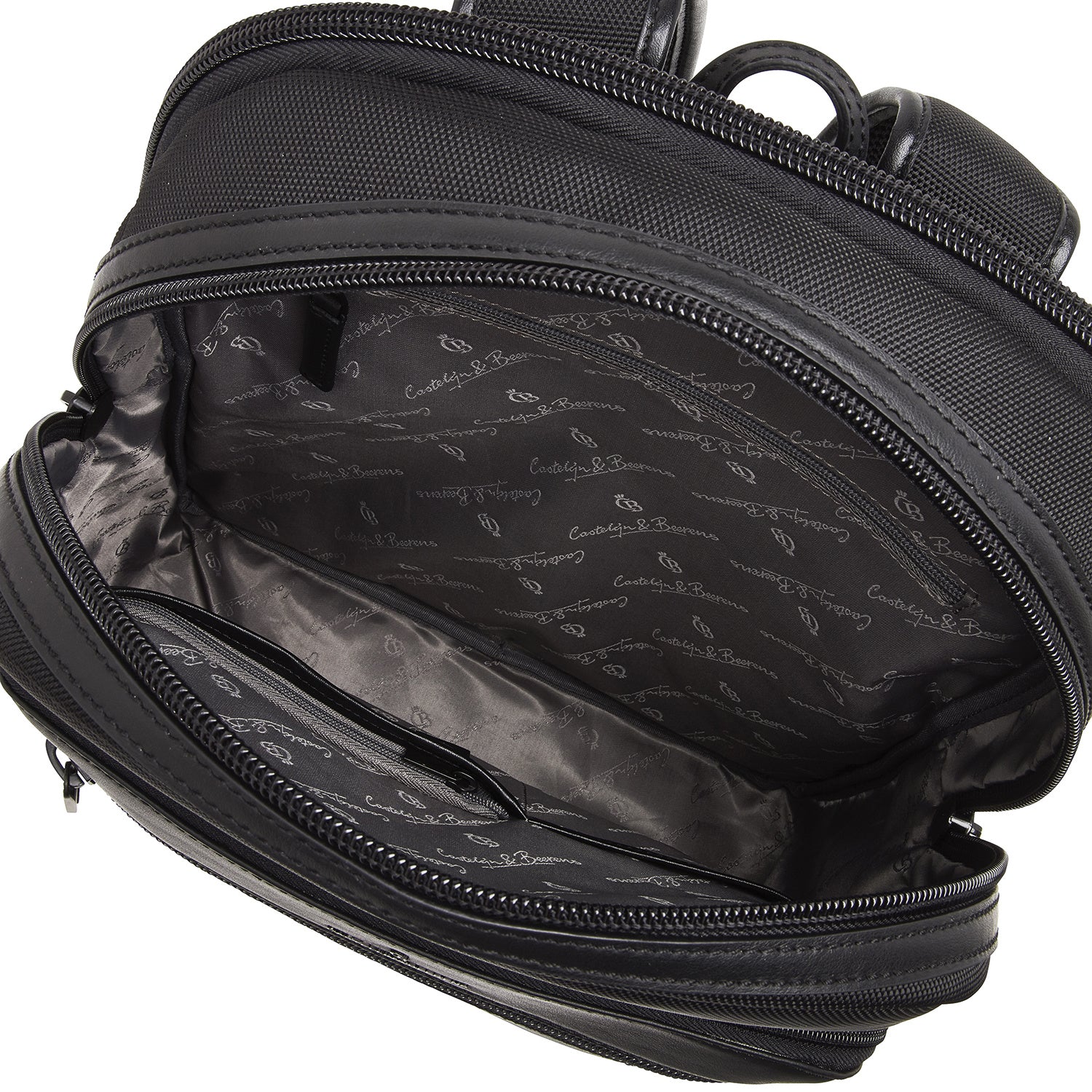 Castelijnen & Beerens Uniform Laptop Backpack 15,6" Black (RFID) 25 9576ZW - bagsandluggage.no