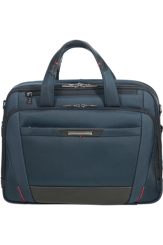 SAMSONITE CG7*01005 LAPT.BAILHANDLE 15.6" EXP OXFORD BLUE - bagsandluggage.no