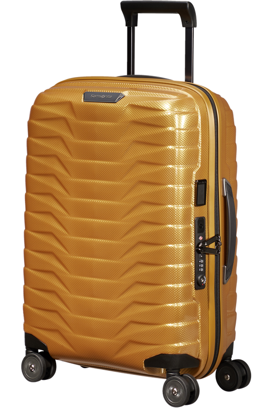 SAMSONITE PROXIS SPINNER 55/20 EXP HONEY GOLD - bagsandluggage.no