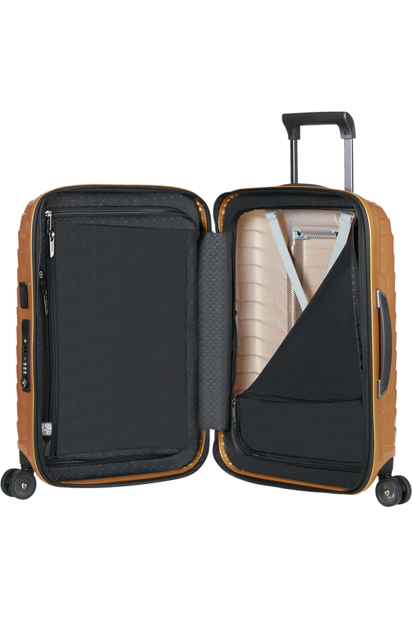 SAMSONITE PROXIS SPINNER 55/20 EXP HONEY GOLD - bagsandluggage.no