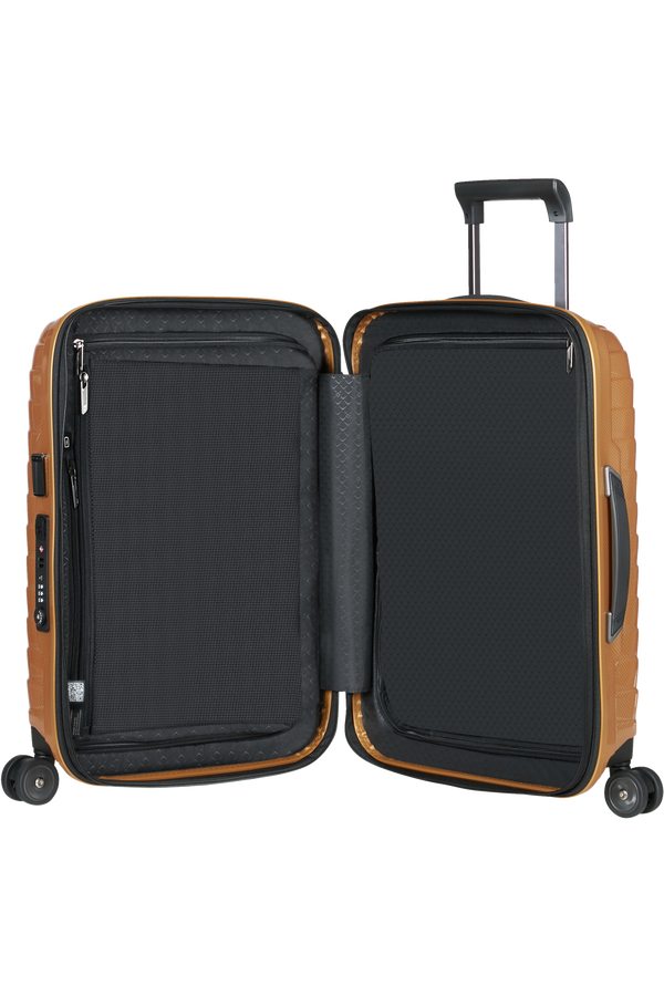 SAMSONITE PROXIS SPINNER 55/20 EXP HONEY GOLD - bagsandluggage.no