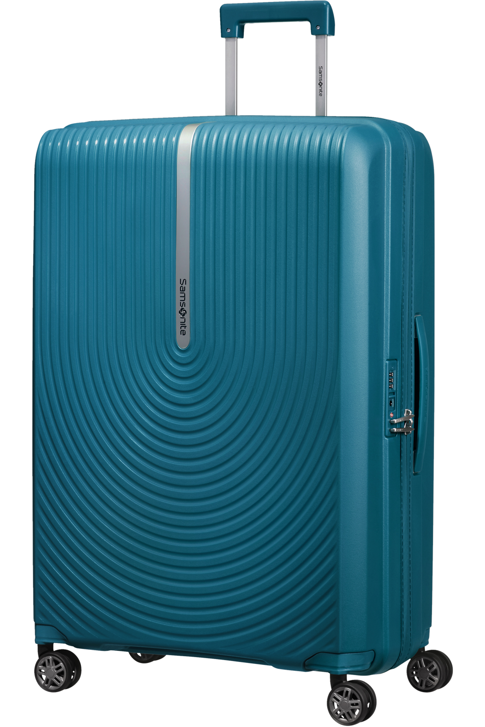 SAMSONITE HI-FI SPINNER 75/28 EXP PETROL BLUE - bagsandluggage.no
