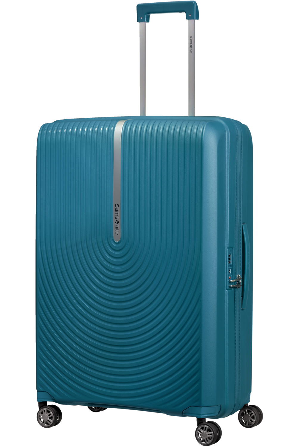 SAMSONITE HI-FI SPINNER 75/28 EXP PETROL BLUE - bagsandluggage.no