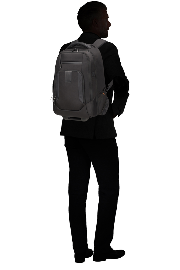 Samsonite Cityscape EVO Lapt Backpack/Wheels Black - bagsandluggage.no