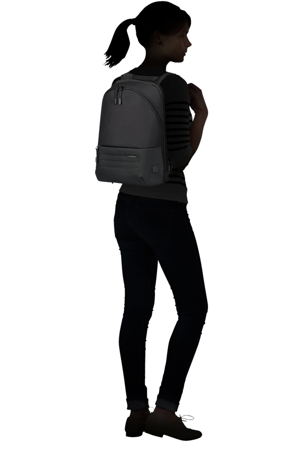 SAMSONITE STACKD BIZ LAPTOP BACKPACK 14.1" BLACK - bagsandluggage.no
