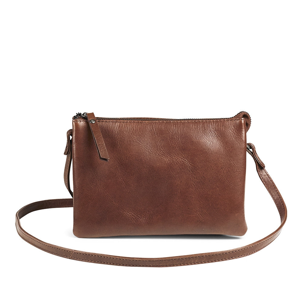 Markberg Vera crossbody bag Antique chestnut - bagsandluggage.no