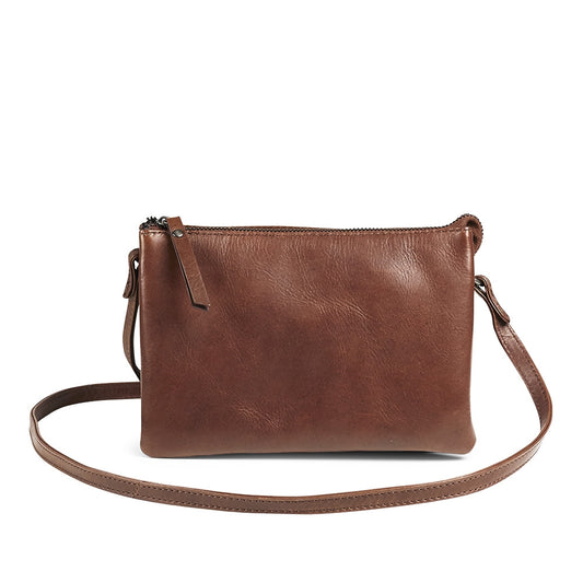 Markberg Vera crossbody bag Antique chestnut - bagsandluggage.no