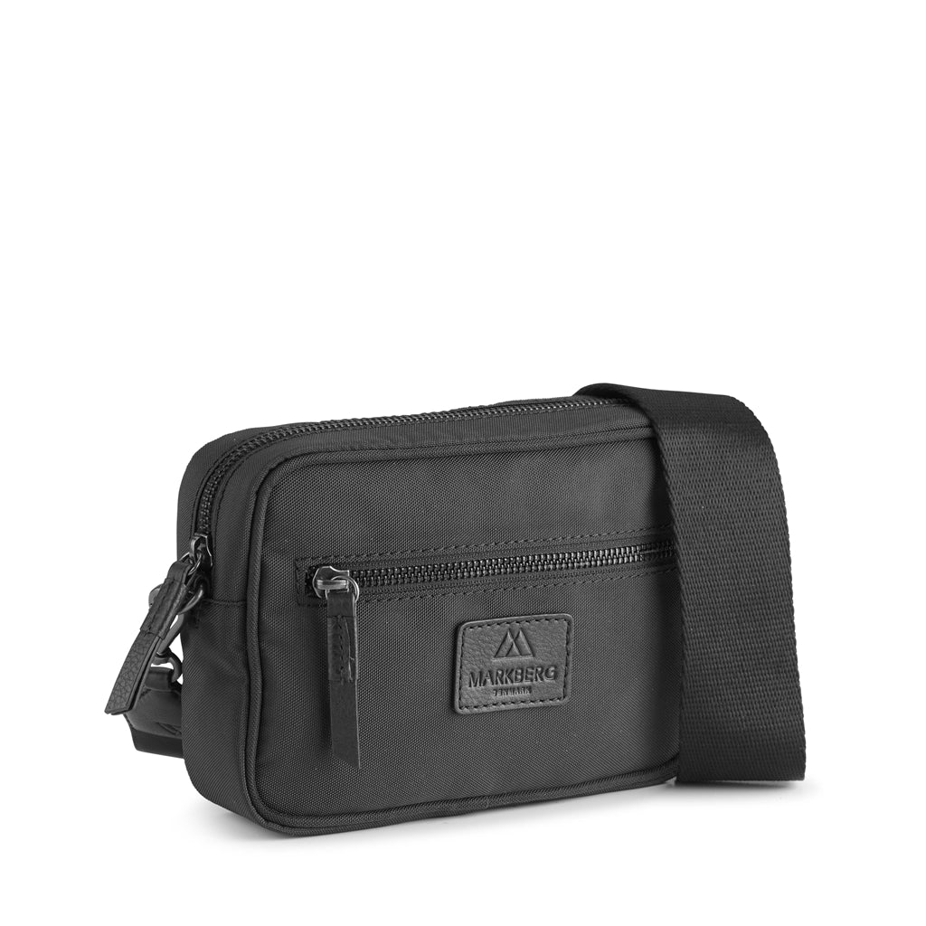 Markberg Elea Crossbody Bag Recycled Black w/Black - bagsandluggage.no