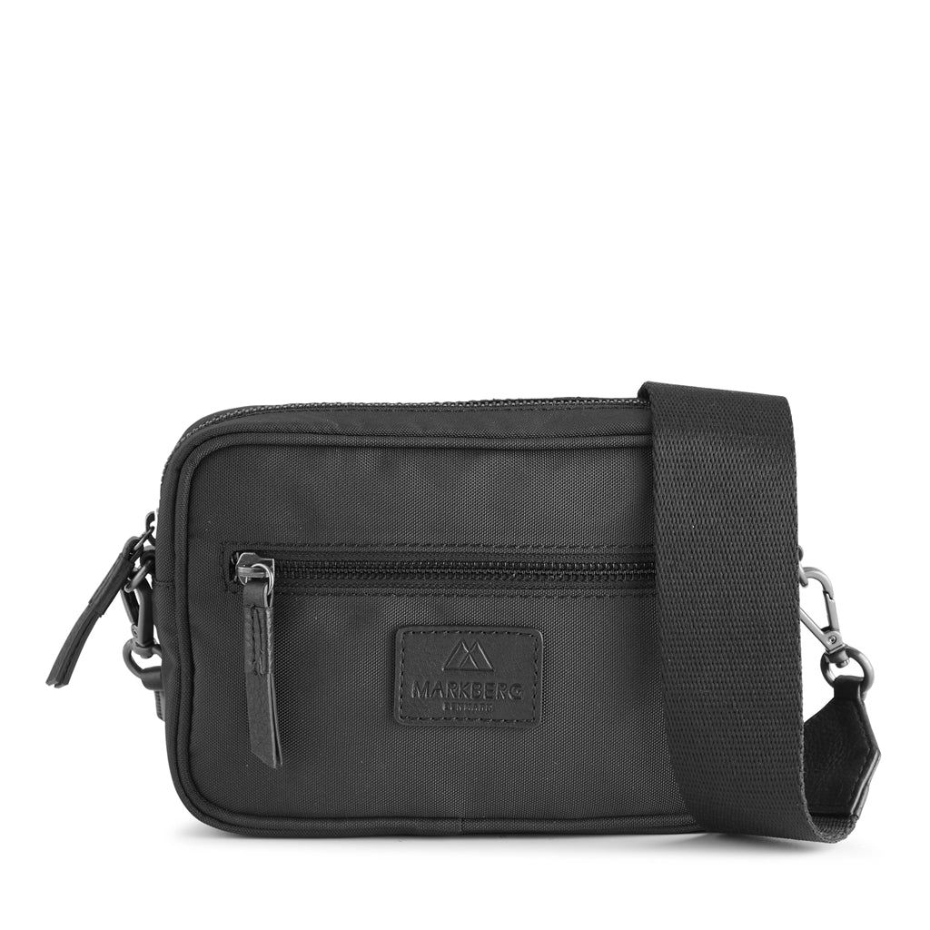 Markberg Elea Crossbody Bag Recycled Black w/Black - bagsandluggage.no