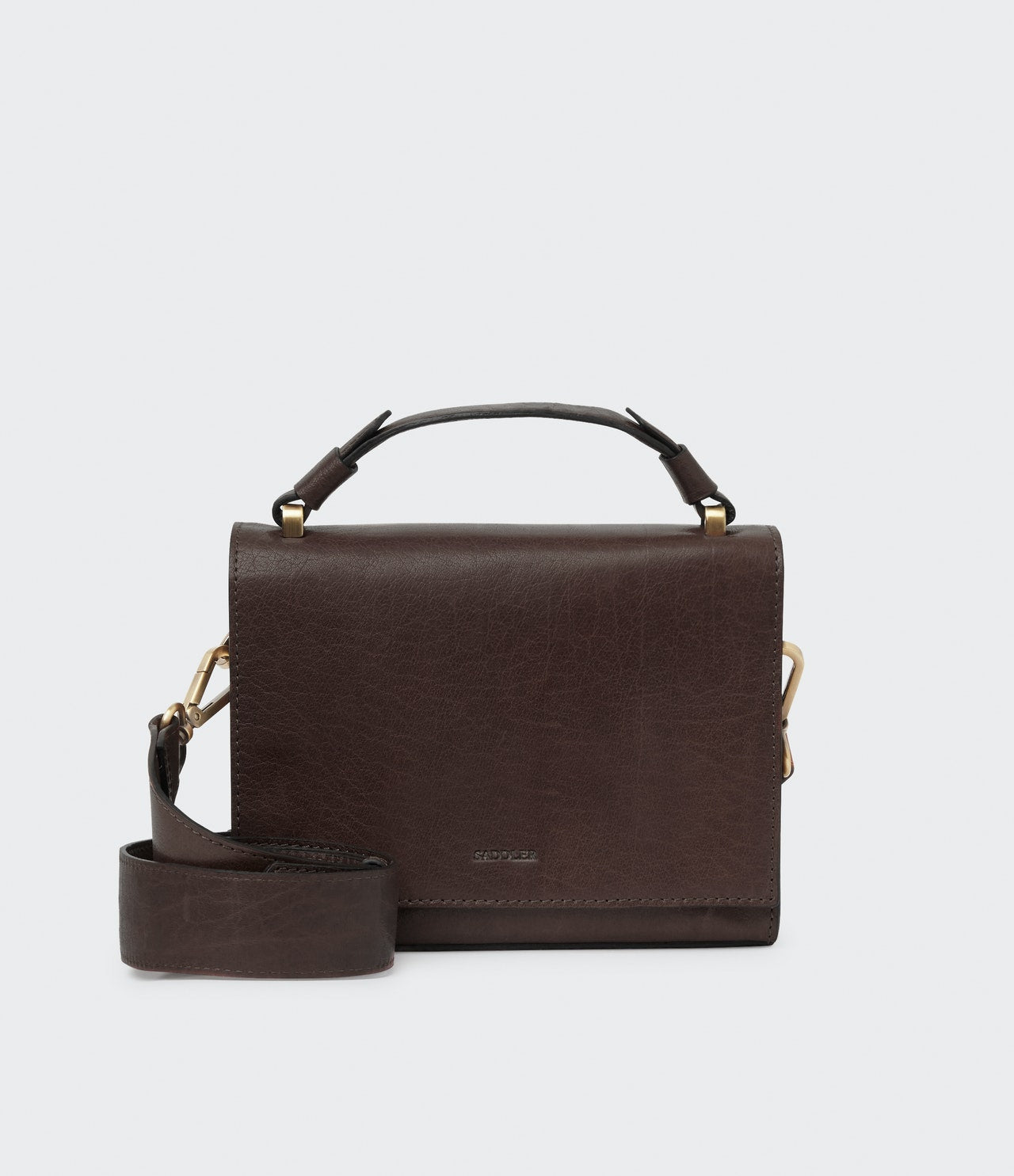 Saddler Holly Shoulder Bag Dk.Brown - bagsandluggage.no