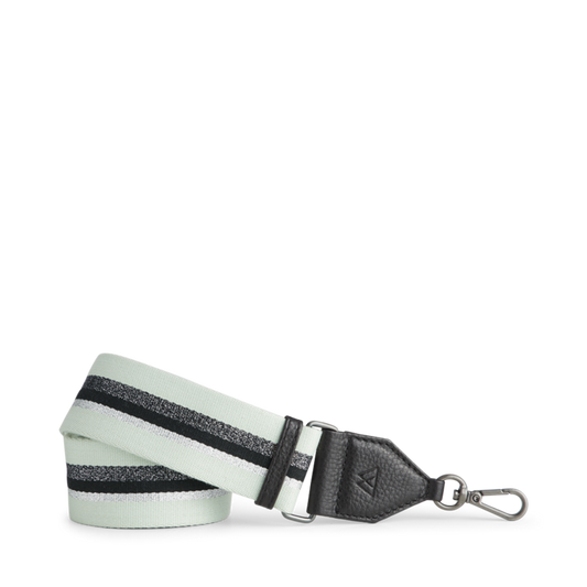 Markberg Finley Guitar Strap Black w/Mint+Silver+Black+Gunmetal - bagsandluggage.no