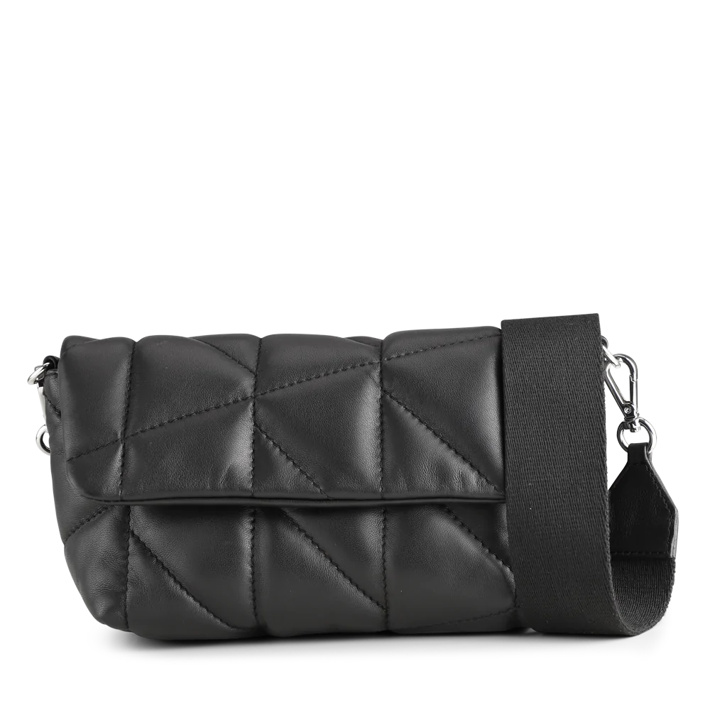 MARKBERG Mina MBG Crossbody Bag Trigon 5671STR Black w/Black - bagsandluggage.no