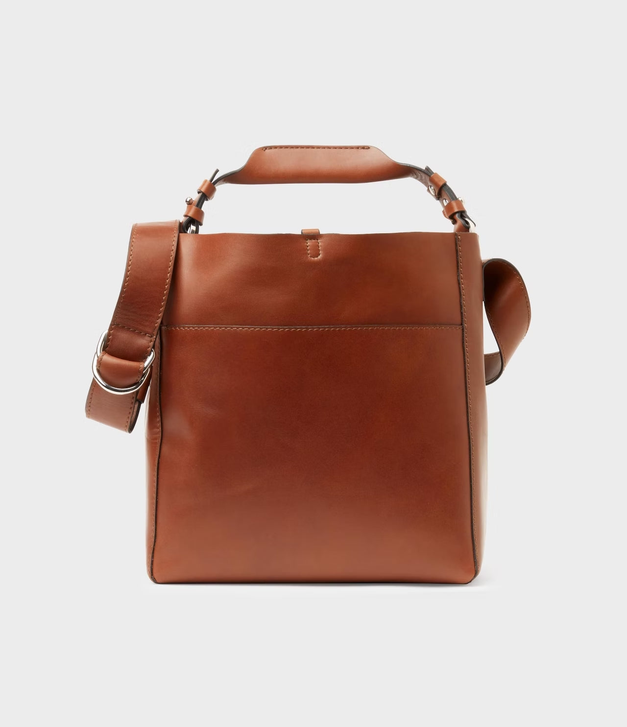 Midbrown Saddler Mayo Tote Bag