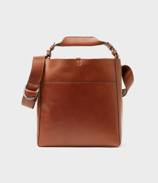 Midbrown Saddler Mayo Tote Bag