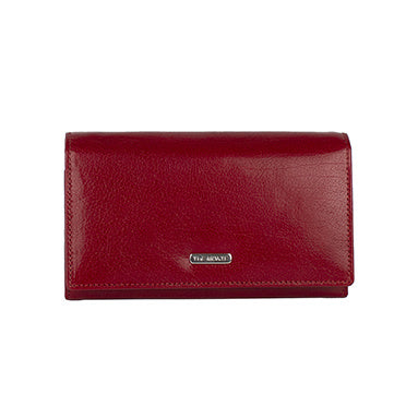 The Monte Lommebok Dame klaff 62813-Red - bagsandluggage.no