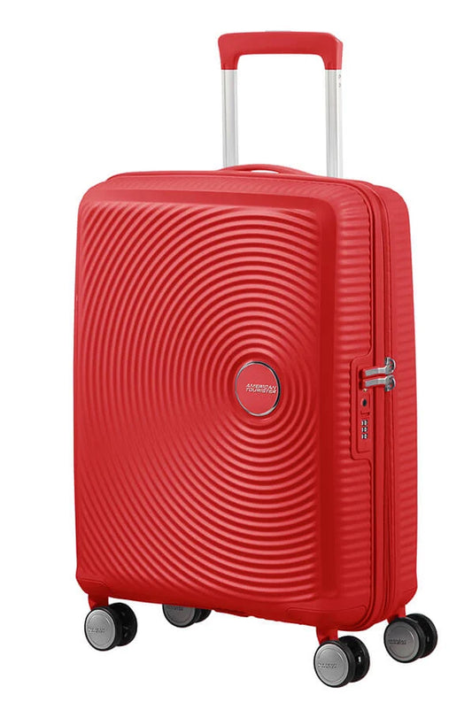 American Tourister - Soundbox Spinner Expandable 55cm - Coral Red