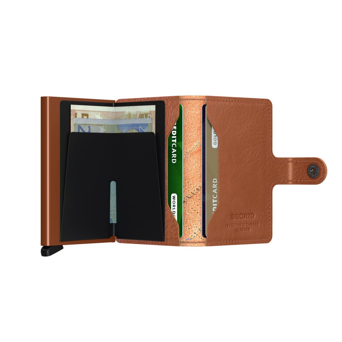 Secrid Miniwallet MSt-Linea caramello - bagsandluggage.no