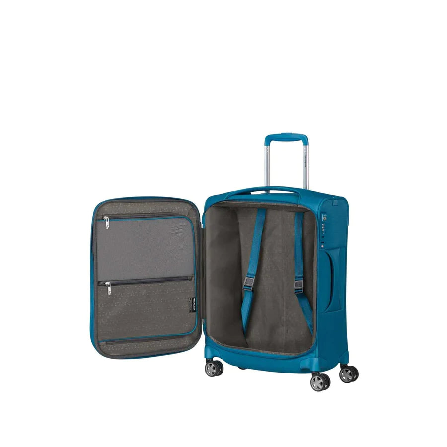 SAMSONITE Samsonite D'LITE SPINNER 55/20 EXP PETROL BLUE - bagsandluggage.no