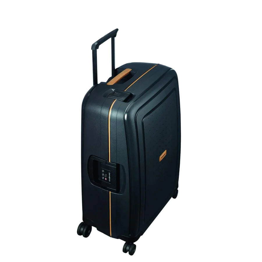 SAMSONITE S'CURE ECO SPINNER 75/28 BLACK - bagsandluggage.no