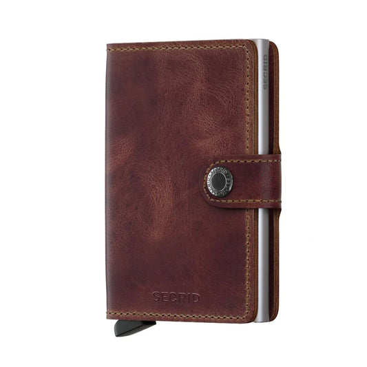 Secrid Miniwallet brown vintage - bagsandluggage.no