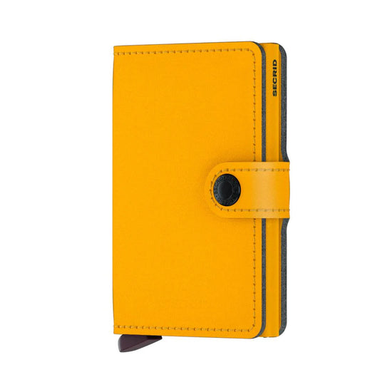 Secrid Miniwallet Yard Powder Ochre - bagsandluggage.no