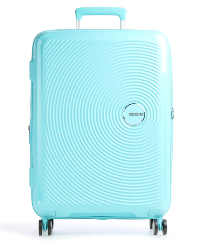 AMERICAN TOURISTER SOUNDBOX SPINNER 67/24 TSA EXP POOLSIDE BLUE - - bagsandluggage.no