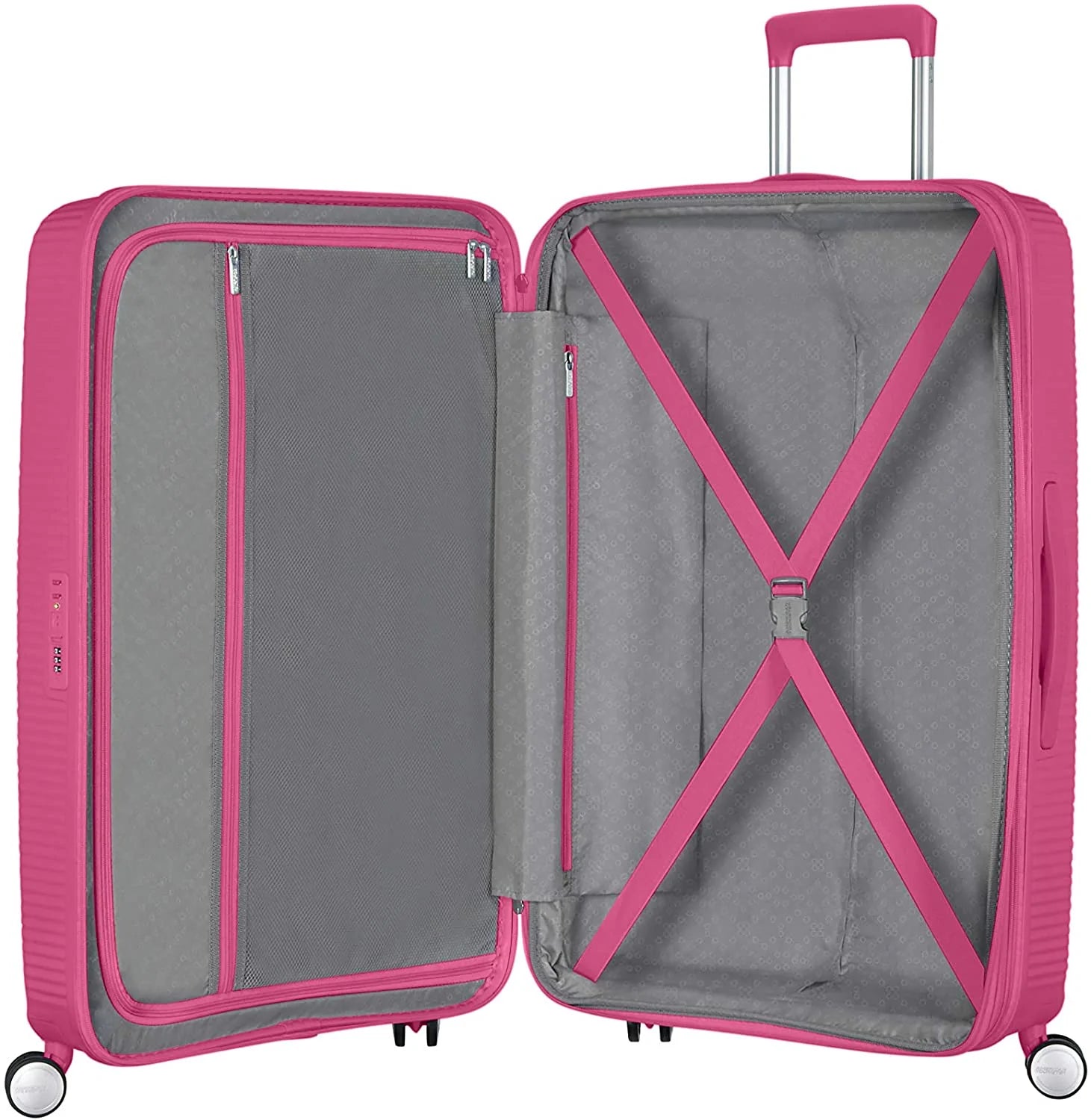American Tourister Sound Box 67cm Exp Magenta Pink - bagsandluggage.no
