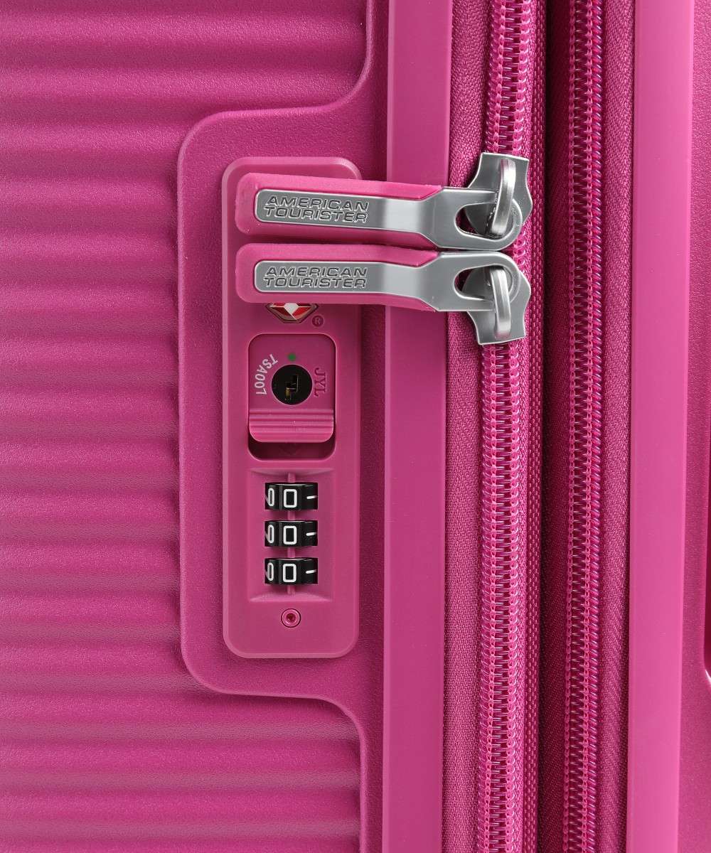 American Tourister Sound Box 67cm Exp Magenta Pink - bagsandluggage.no