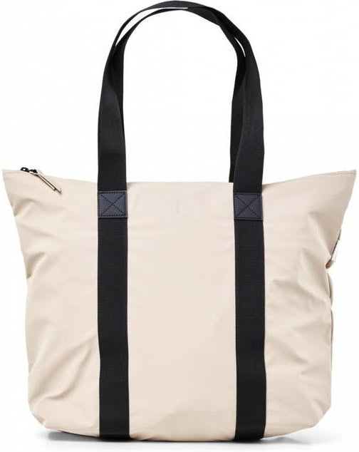 Rains Tote Bag Rush Beige - bagsandluggage.no