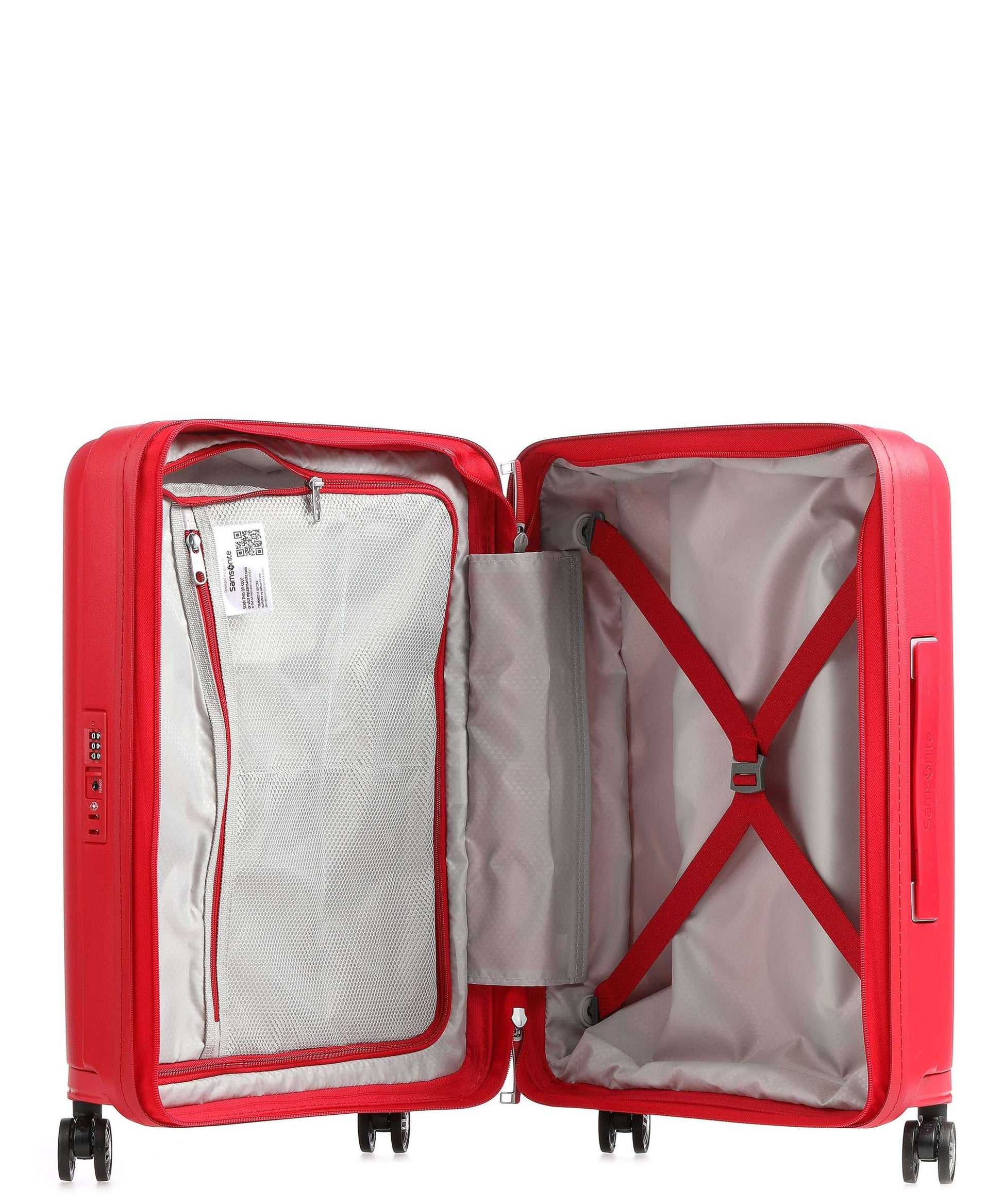Samsonite HI-FI SPINNER 55/20 EXP RED - bagsandluggage.no