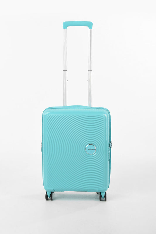 American Tourister Soundbox 55cm Poolside Blue - bagsandluggage.no